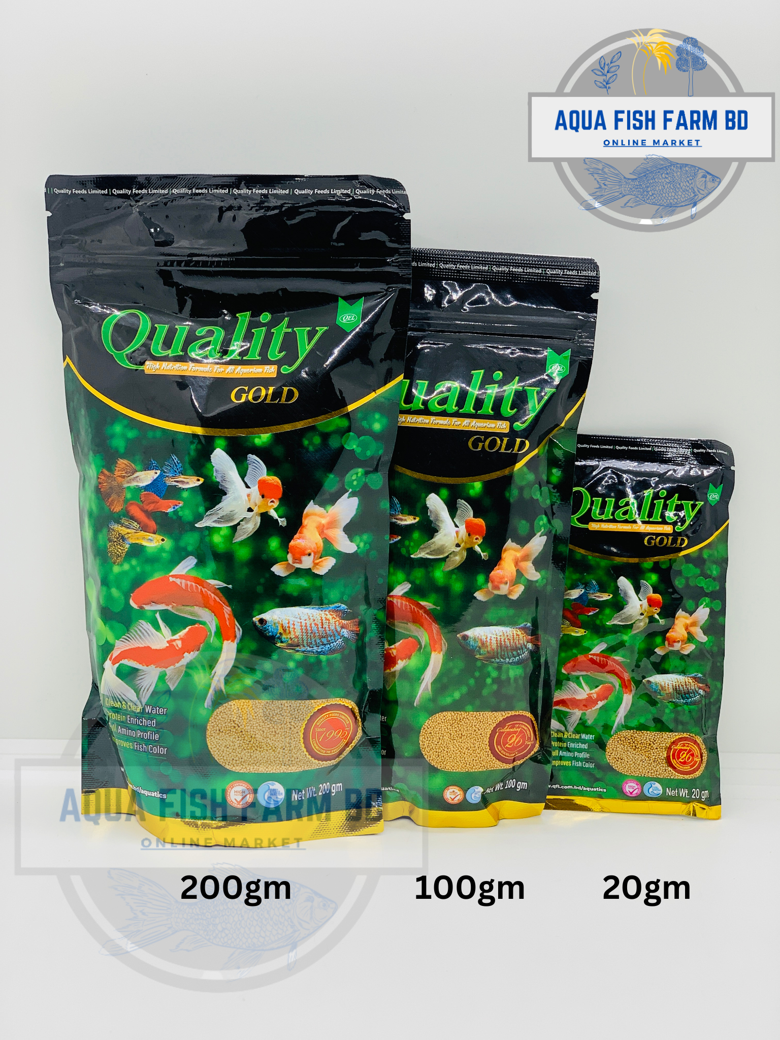 Quality GOLD (200gm,100gm,20gm) Micro Pellet