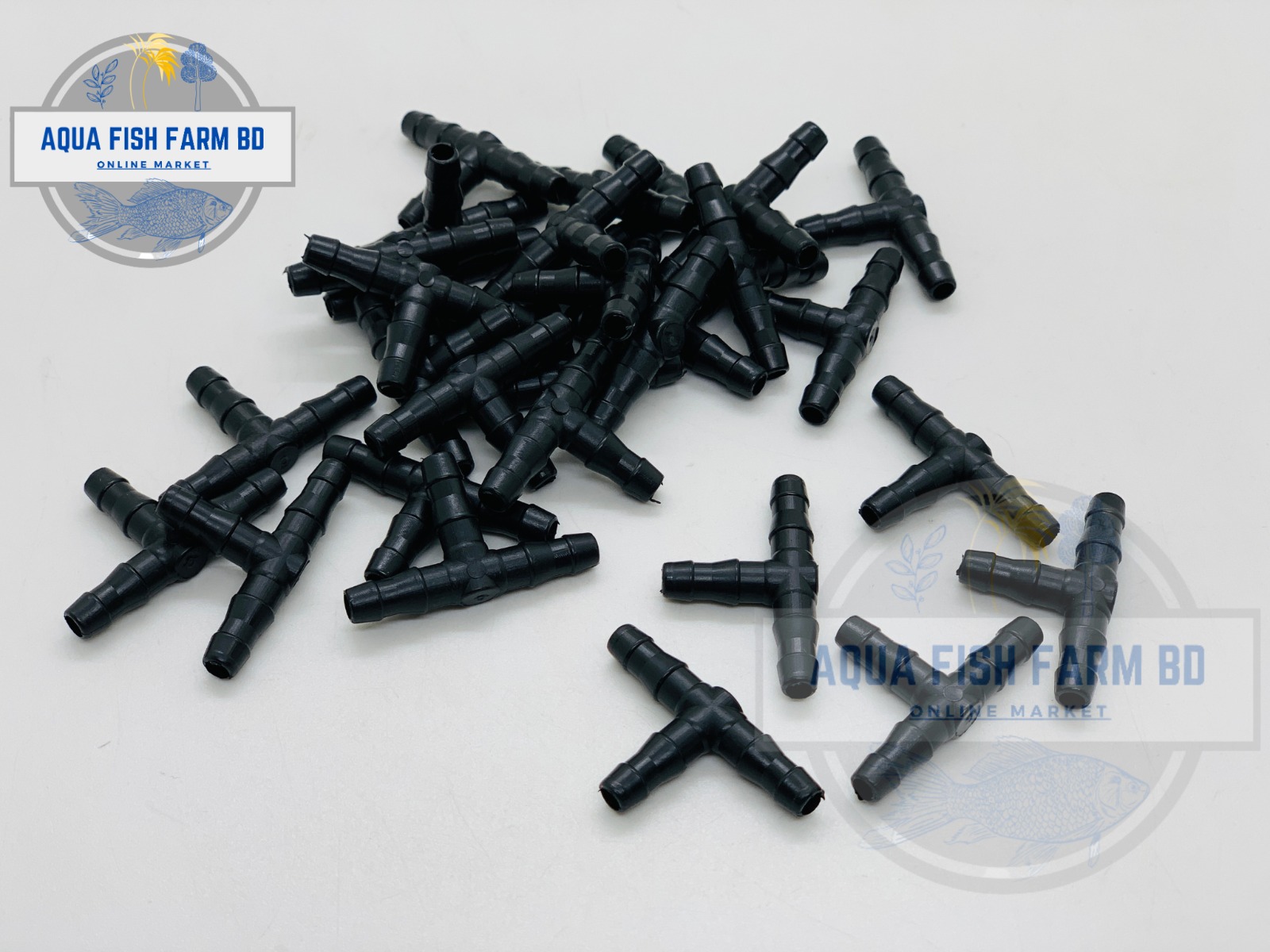 5 Pcs (Tee) Connectors For Aquarium Pipe Connectors