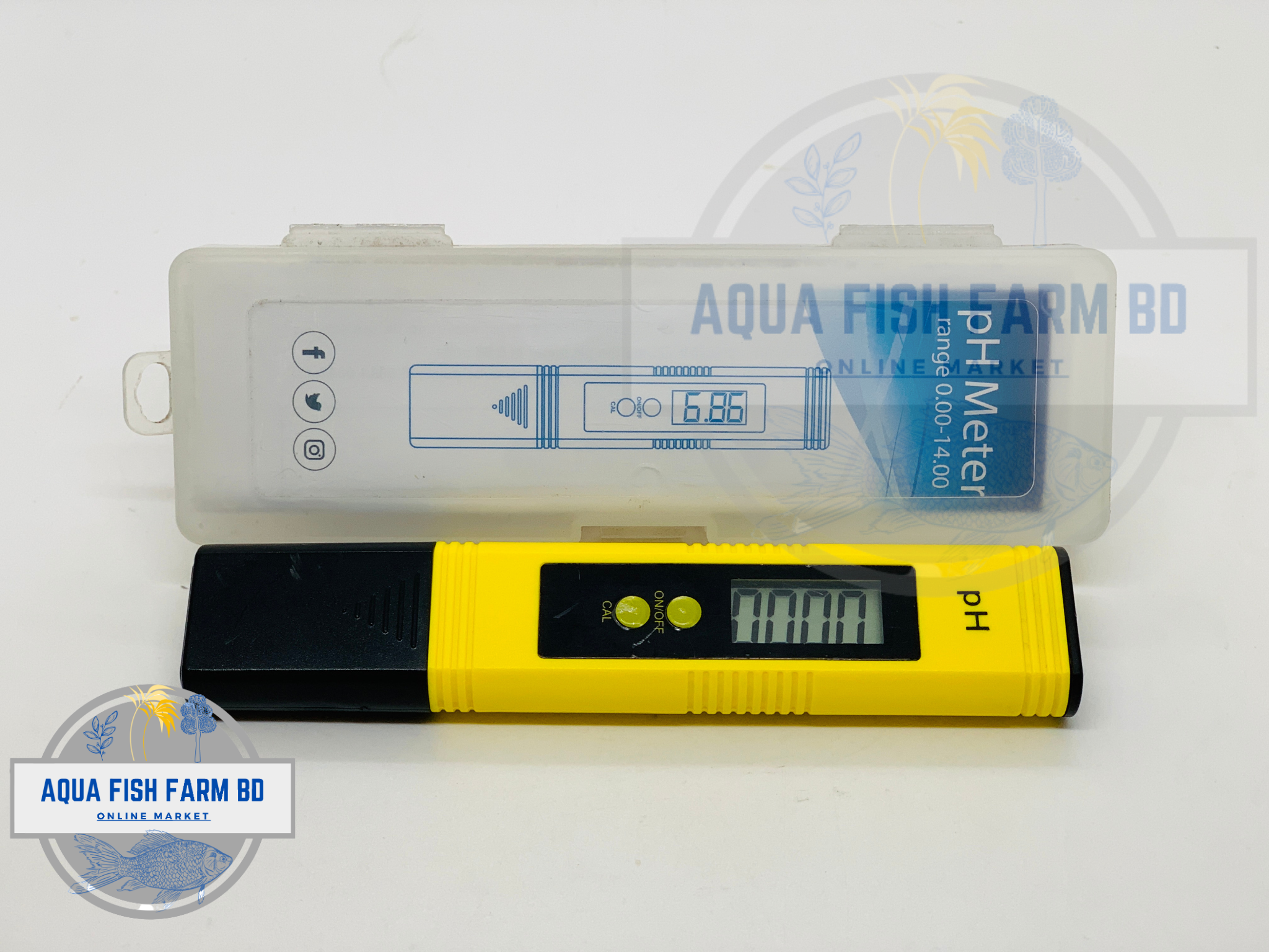 PH Meter Range 0.00-14.00, For Aquarium Water Tester