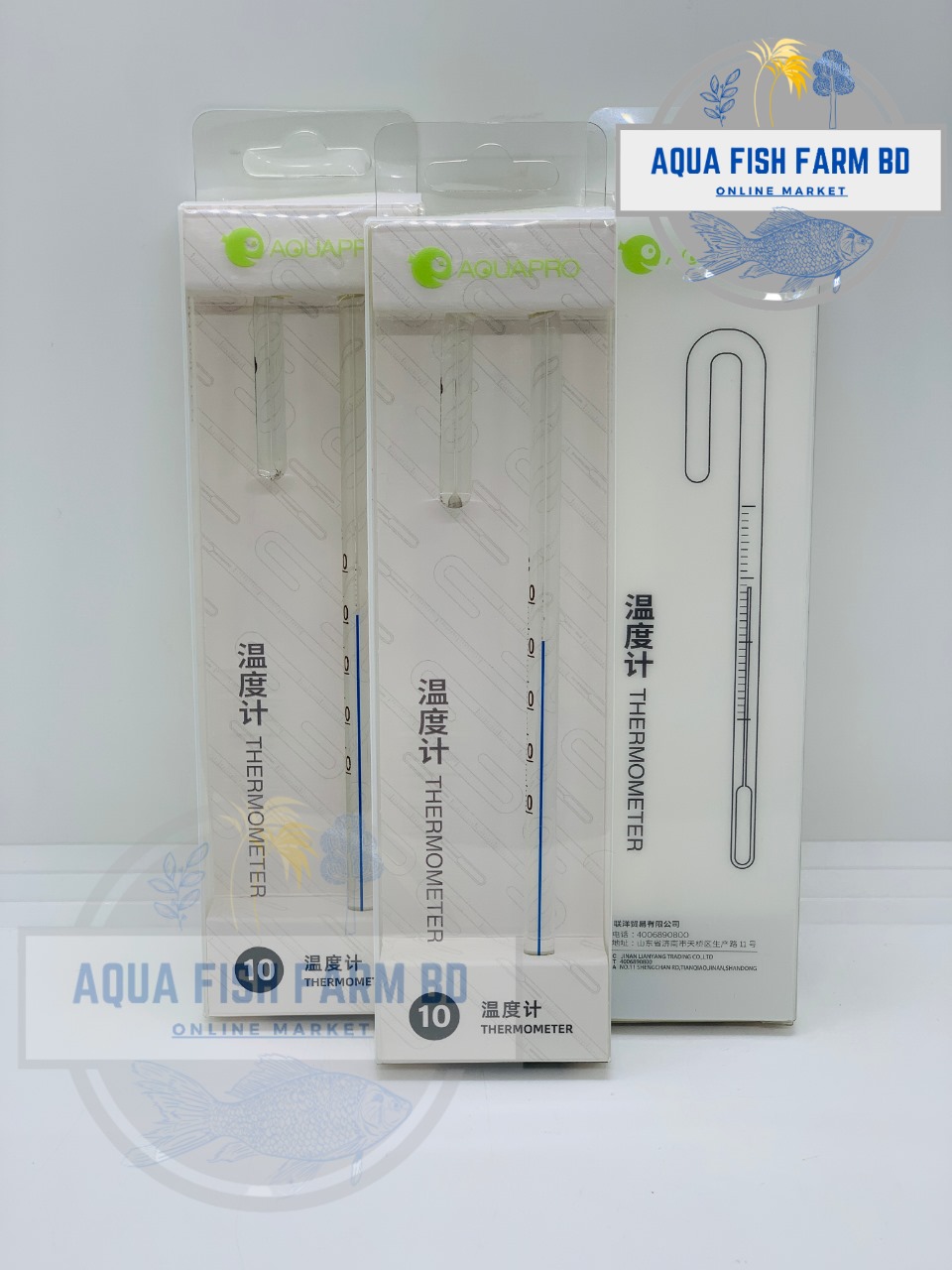 AquaPro Hang-On Thermometer For Fish Tank