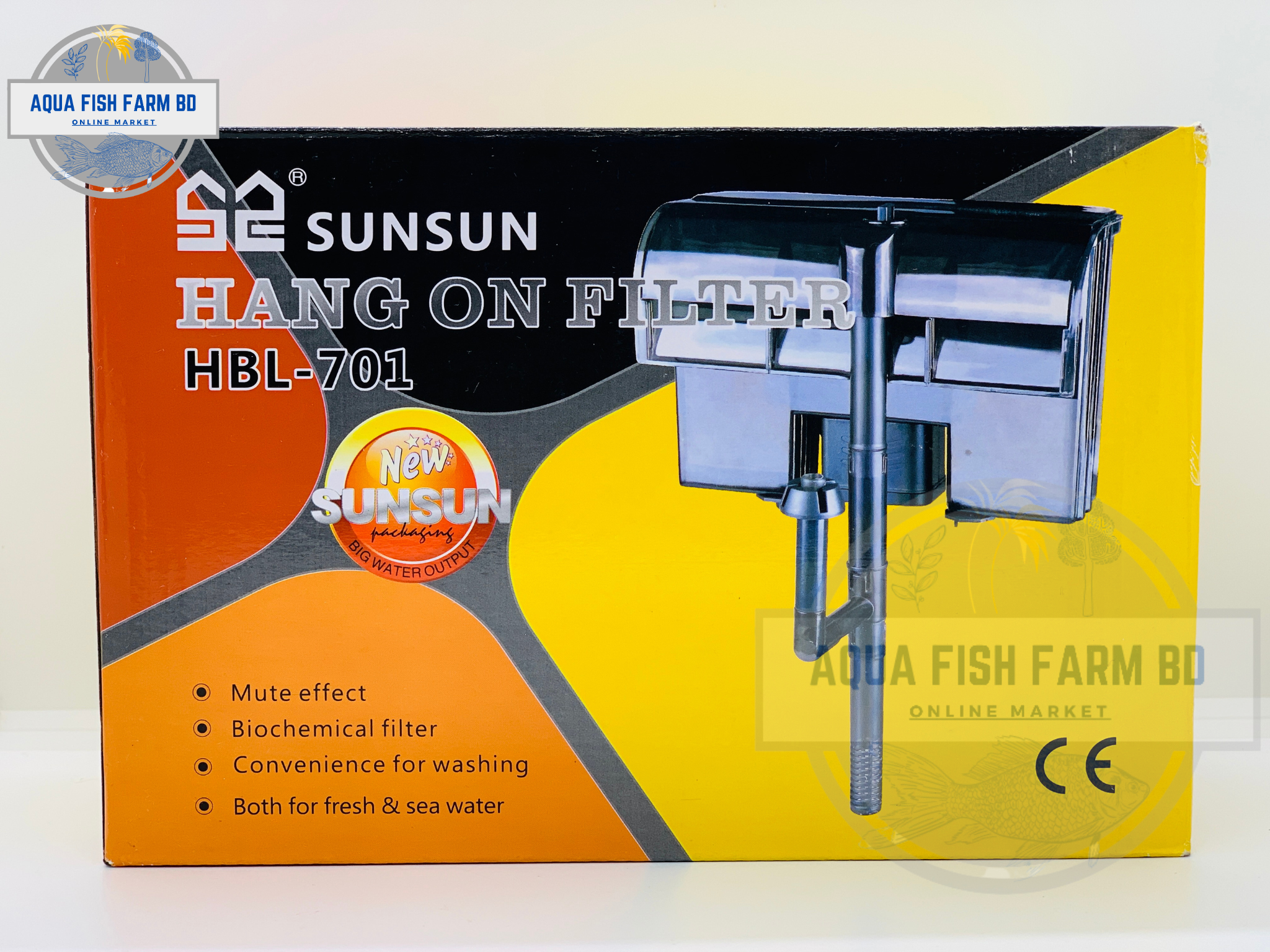 Sunsun HBL-701 (8Watt & 600L/H) Hang On Filter