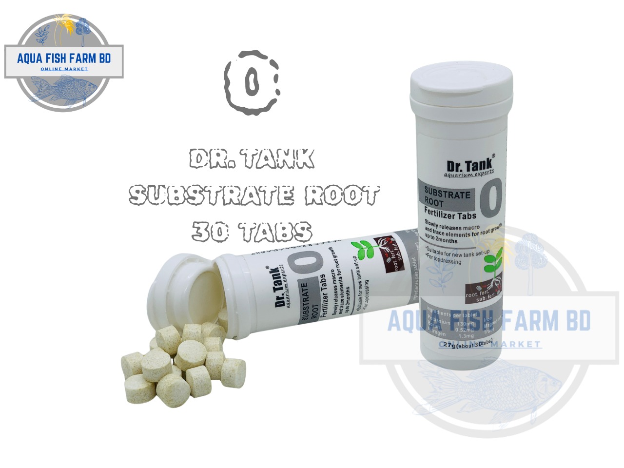 0 SUBSTRATE ROOT (30tabs) Dr.Tank Fertilizer