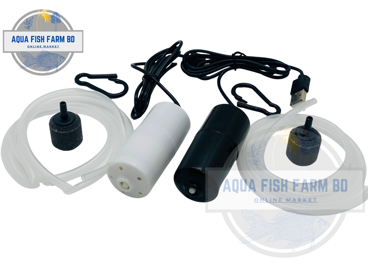 Single Nozzle USB 5V Oxygen Air Pump Round Shape