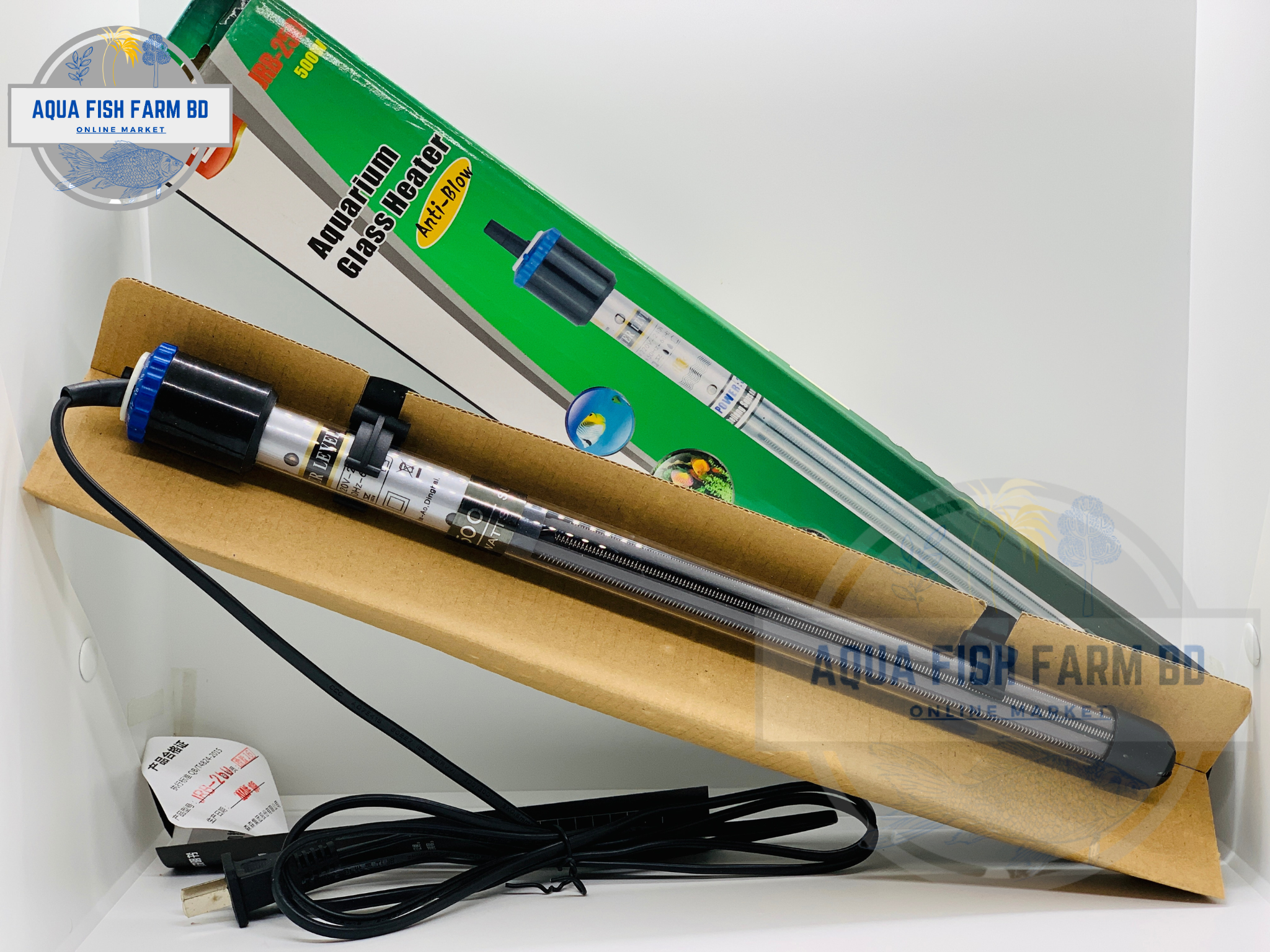 Sunsun JRB-250, (500 watt Glass Heater) Heater For Fish Tank