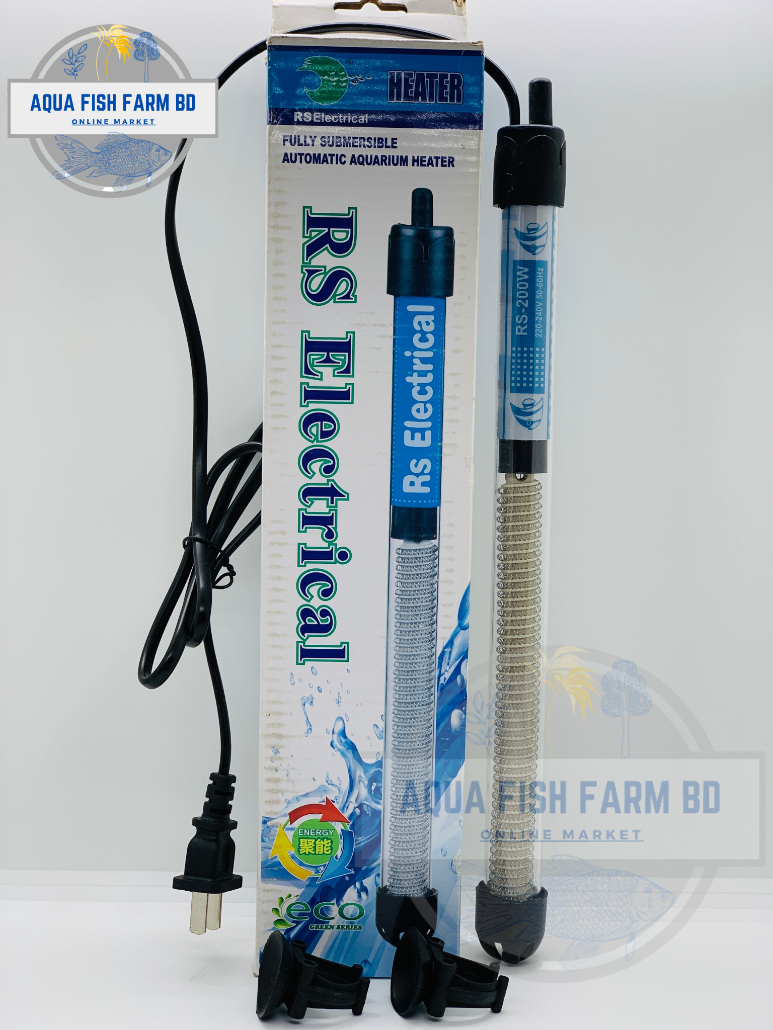 RS Electrical RS-200W (200 watt Glass Heater) For Fish Aquarium