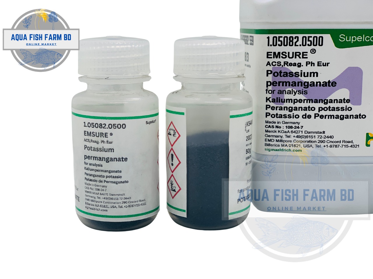 Potassium Permanganate (KMnO₄) (50gm) Aquarium Fish Treatment