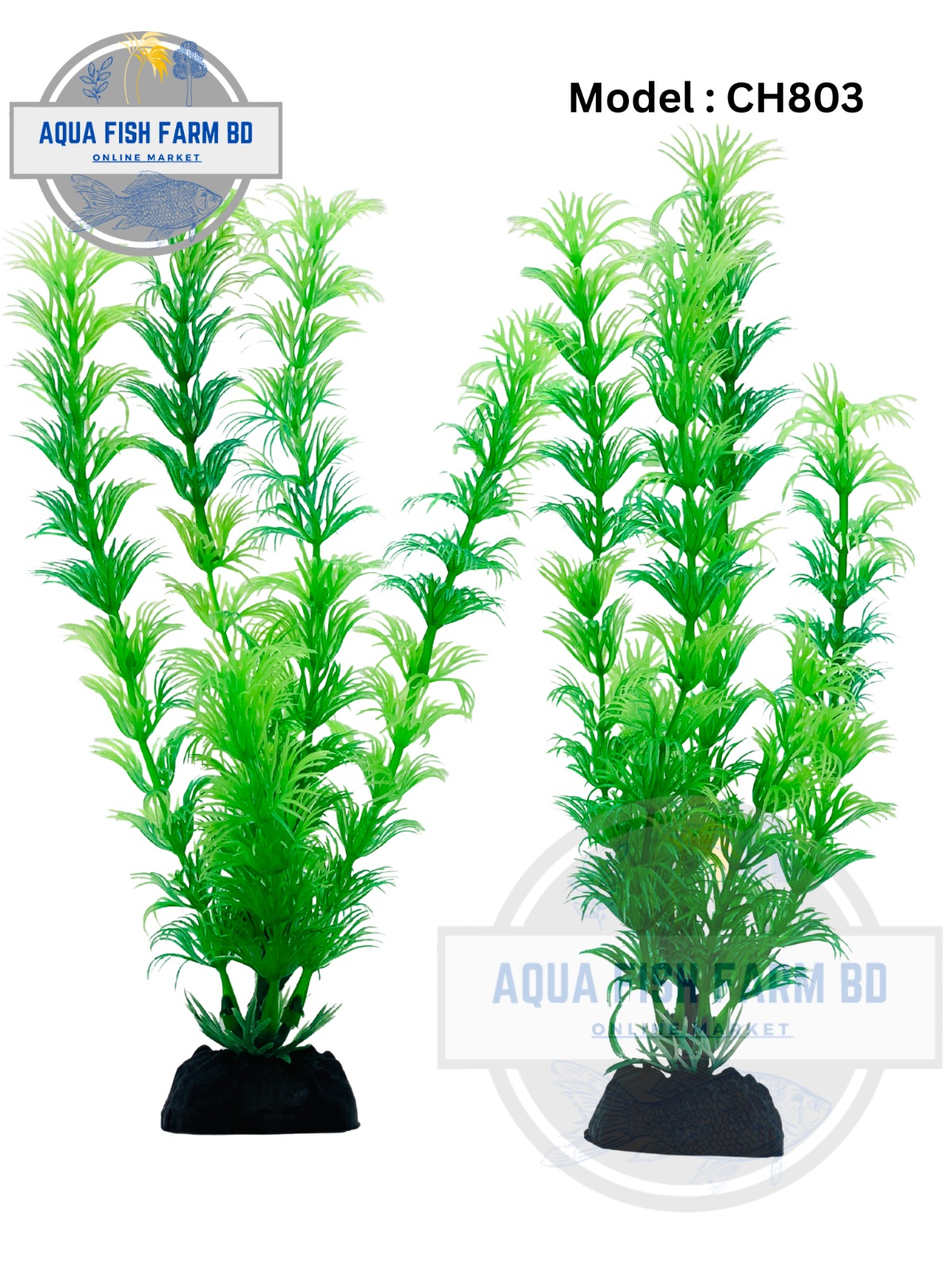 Artificial Aquarium Plastic plants 1pcs(MODEL:CH803 & Size:8Inch)