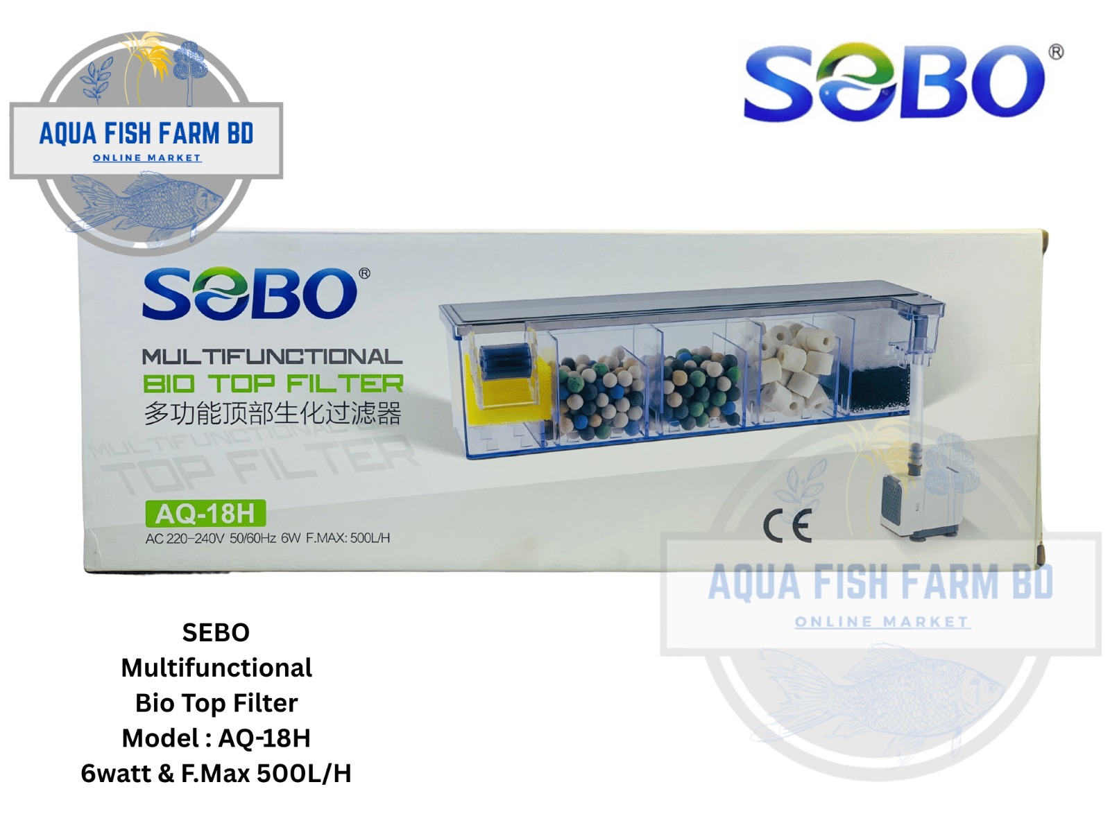 SEBO Multifunctional Bio Top Filter  AQ-18H